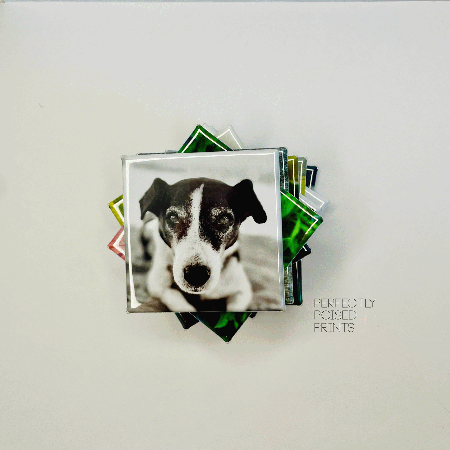 Custom Photo Magnets 2"x2" - Set of 9
